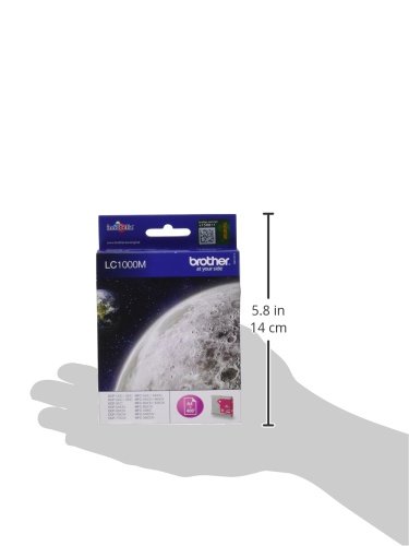 Brother LC1000M Tintenpatrone für Tintenstrahldrucker Kapazität 400 Seiten Magenta - 2