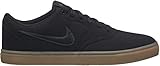 nike sb janoski marron  Nike SB Check Solar Cnvs, Zapatillas para Hombre, Negro Black/Gum Light Brown 001, 43 EU