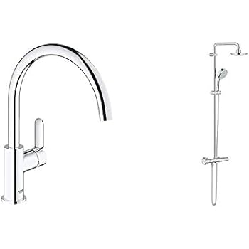 GROHE Red Keukenkraan - hoog - 3 in 1 - u uitloop - l size boiler - chroom - 30144001