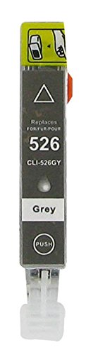 Patrone kompatibel für Canon CLI-526 Grey mit Chip - 3