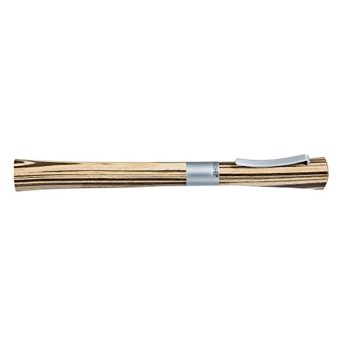 Online 37712 Kalligrafie-Füllhalter Newood, 1.4 mm, Griffstücke 0.8 und 1.8 mm, Tintenglas mit brauner Tinte und Konverter, Bamboo Box, holz - 2