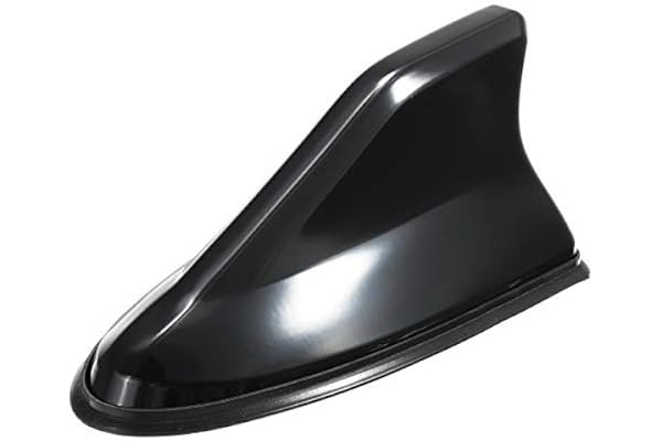 Viviance Universal Auto Voiture Requin Aileron Antenne De Toit Am FM Radio Décorer (Noir)