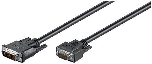 Wentronic DVI-I/VGA Kabel (DVI-I (12+5) Stecker auf 15 polig HD-Stecker) 1 m
