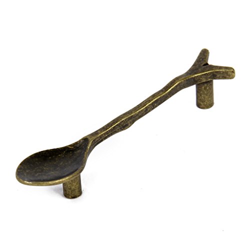 Gazechimp Kreative Löffel Design Möbelgriffe Griffe Knopf für Küchen Schrank Schublade 76mm