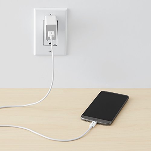 AmazonBasics USB Typ C auf USB A 2.0 Kabel – 2,7 Meter, Weiß - 6