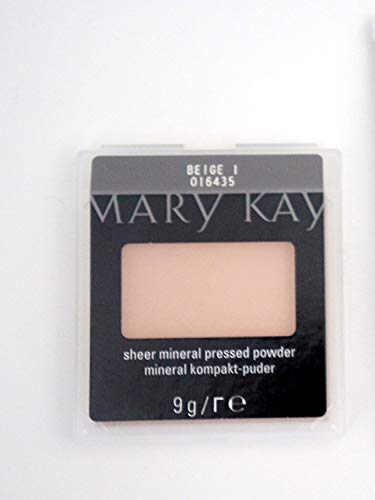 Beige 1 Mary Kay Sheer Mineral Pressed Powder Mineral arrossisce 9 G scadenza 2019/20