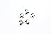 Swarovski Crystals Heart Flat Back Article 2808 - Small Pack-Crystal Clear-6Mm-5