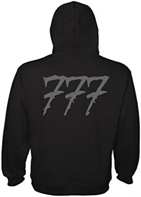 wallshirt Hooded Sweatshirt 777 Bannister Silver DPG Autumn Winter, Unisex, Black - Black, Medium