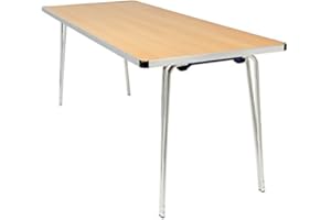 Office Needs Direct Gopak Contour Rectangular Folding Table Beech 1830x685x698mm (LxWxH) Size 5 Adult