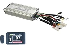 HalloMotor Electric Bike 36V 48V 750W 30A Sine Wave Controller Regenerative + KT LCD8H Color Matrix Display Meter Control Panel