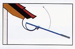 Rinnenheber Rinnenrichtheber Rinnen-Richtheber Regenrinne Dachdecker + eine Lochschere - 2