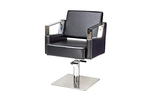 Styling Chair Barber Chair Salon Barbers Chair VERDE 100 colors to choose from (square INOX)