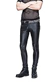 Stil: Punk, Gothic Devil Fashion Steampunk M?nner Streifen Casual Lange Hosen Casual Hosen, M