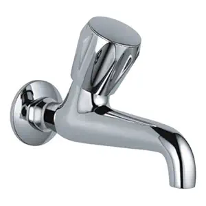 Jaquar Continental Brass Long Body Bib Cock (Chrome)