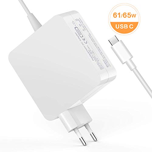 USB C Ladekabel 61W / 65W Laptop Netzteil Ladegerät PD USB C Power Adapter Netzteil mit Quick Charge 3.0 kompatibel mit MacBook Pro 13 Zoll (2016 2017 2018) MacBook 12 Zoll (A1706 A1708) und Mehr USB C Ladekabel 61W / 65W Laptop Netzteil Ladegerät PD USB C Power Adapter Netzteil mit Quick Charge 3.0 kompatibel mit MacBook Pro 13 Zoll (2016 2017 2018) MacBook 12 Zoll (A1706 A1708) und Mehr