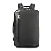 Produktbild Laptop-Rucksack Handtasche Aktentasche Umhängetasche Four In One Men Taschen USB-Aufladung wasserdicht Diebstahlsicherung Business Freizeit Reise Work Backpack Echtes Leder&Nylon Material(Schwarz)