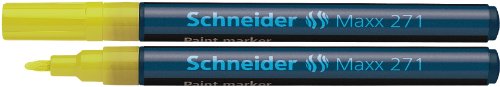 Preisvergleich Produktbild Schneider Schreibgeräte Lackmarker Maxx 271, 1-2 mm, gelb