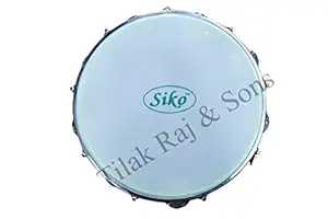 TILAK RAJ & SONS Siko Reeds-Fibre Dafli/Tambourine (Random Colour, 10 Inch/24cm Diameter, 5cm Width)