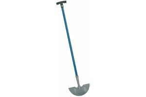 NABATEE Transform Your Garden with the 900mm Half Moon Lawn Edger - Precise Garden DIY Tool for Perfect Borders, Flowerbeds, and Sidewalks - Carbon Steel Blade, Non-Slip Grip, and Comfortable Design!