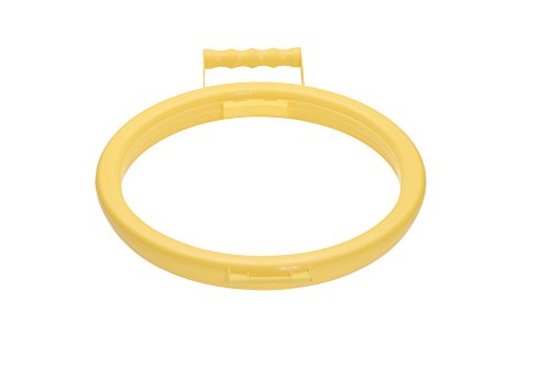 Hillbrush Commercial HH1Y 355 mm - Aro para bolsas de polipropileno, color amarillo