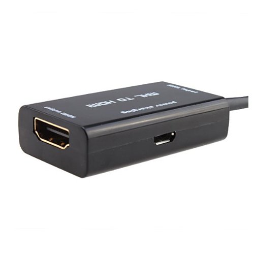 TOOGOO (R) Marke Micro MHL USB HDMI Adapter/ Konverter/ HDTV AV-Kabel fuer HTC Samsung Galaxy S2 schwarz - 5