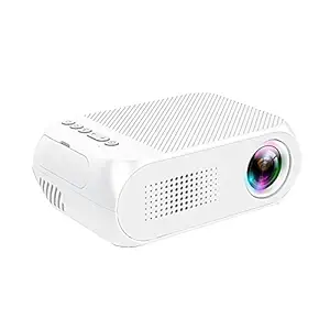 Video Projectors, LCD Portable Projector 3.5Mm 320X240 HDMI USB Mini YG320 Projector Home Media Playersupport HD 1080P 720P LCD Android Wireless?White?