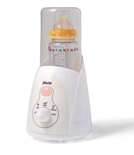Alecto BW-80, Fläschchen(-) und Babykostwärmer (inklusive Auto-Adapterkabel für unterwegs, Weiß) - 6