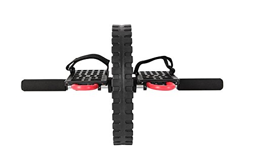 Power Wheel Profi / Ab Roller von POWRX Bauchtrainer | HOHE QUALITÄT | Bauchmuskeltrainer und Rückentrainer Bauchroller Power Crunch Bauchtrainer - 5