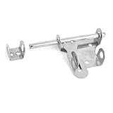 1 Sets Silver Tone Metal Rectangle Gates Door Mate Latch Hasp Staple
