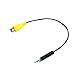 Produktbild adaptare 90441 20 cm Video-Kabel für Rückfahr-Kamera Klinke 2,5 mm 3-polig Stecker auf Cinch-Buchse