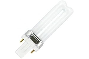 GENERAL ELECTRIC GE Low Energy Lighting 2 pin Single Tube CFL 7 W G23 bianco freddo 10000 ore