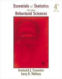 Essentials of Statistics for the Behavioral Sciences by Frederick Gravetter (2001-07-05)