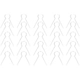 NaDeco Draht Aufhänger 25 Stück Aufhänger aus Metall Aufhänger für Ostereier Ösenaufhänger Eieraufhänger Kugelaufhänger Oster