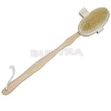 Natural Wooden Bath Shower Body Back Brush Spa Scrubber