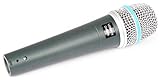 Das DM57A ist ein dynamisches Mikrofon mit unidirektionaler Nierencharakteristik für Gesang und den allgemeinen Gebrauch. | Es besitzt einen eingebauten Pop-Filter. Das robuste Metallgehäuse schützt es vor Stößen und Stürzen.