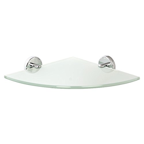 bremermann® Bad-Serie LUCENTE – Eckablage aus Edelstahl und Glas, hochglänzend - 2