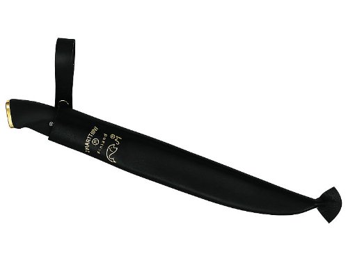Marttiini Finnisches Filetiermesser, Klinge 15 cm, Kautschuk-Griff, Lederscheide - 2