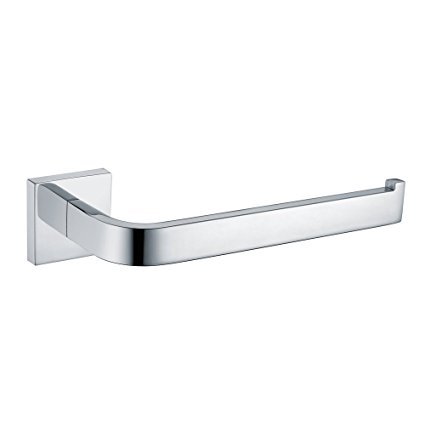 Weare Home 1 Stück Edelstahl Chrom finished modern silbern einfach Design Badezimmer Accessoires Handtuchring Handtuchhalter Wandmontag Wandhalterung Bohren - 3