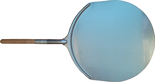 FALCI 249965 M30S Pelle à Pizza en acier inoxydable avec manche en bois, gris, L