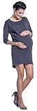 Zeta Ville – Still Sweatshirtkleid Schwangere Rundhalsausschnitt – Damen – 038c - 4