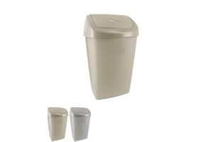 Fomax Poubelle couvercle à bascule 50 litres - couleur aléatoire