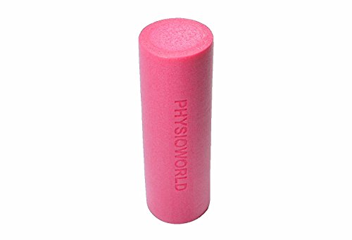 PhysioWorld Rodillo de Espuma Foam Roller Pilates para Terapia de Masaje Muscular Fitness Pilates Yoga - Herramienta de Masaje para Deportes Descuento por Grandes Cantidades (Rosa 45cm - Caja de 10)