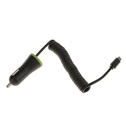 MagiDeal 5v 2.1A USB-Anschluss Spiralkabel Auto Schnell Stromladeadapter Für IPhone 6 5s - 5