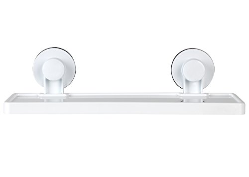 Beldray Nähmaschine la046536 Saugnapf Badezimmer Regal, Kunststoff, weiß, 32 x 30 x 9,5 cm