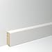 Produktbild 27 Meter Sockelleisten Cube 630 MDF 16x40x2700mm weiss RAL 9010