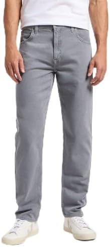 Lee Oscar Pantaloni, Cemento, 33W / 34L Uomo