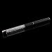 TP Clear Rhinestone Kolinsky Acrylic Brush Acrylic Metal Handle Nail Art Design Paint Pen Manicure Tool for Nails Sculpting (Size 10)