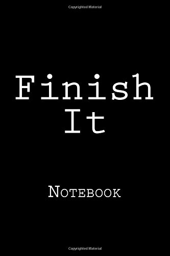 Preisvergleich Produktbild Finish It: Notebook
