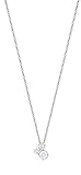 ESPRIT Damen-Erbskette JW50007 925 Silber rhodiniert Zirkonia weiß Rundschliff 42 cm - ESNL93374A420