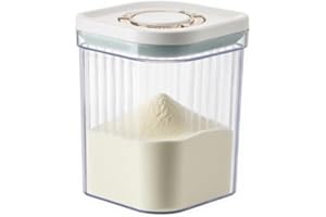 AXVRAV Luftdichte Milchpulver-Spender 1200ML, Tragbarer Milchpulver Kasten, Versiegelter Milchpulverspender, Abnehmbar, Proteinpulver Aufbewahrungsbox zur Aufbewahrung von Baby Milchpulver